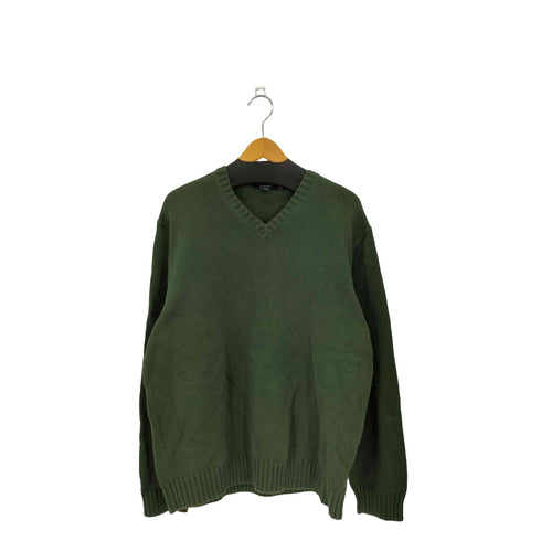 ジェイクルー J.CREW Vネック コットンクルーネックニット メンズ L