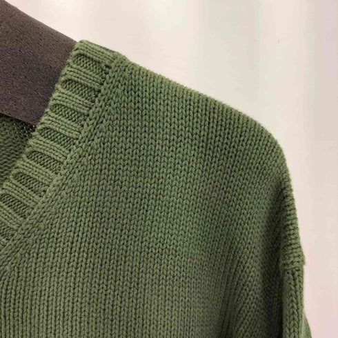 ジェイクルー J.CREW Vネック コットンクルーネックニット メンズ L