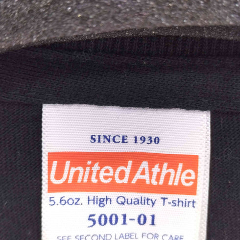ユナイテッドアスレ UNITED ATHLE プリントクルーネックTシャツ メンズ JPN:L