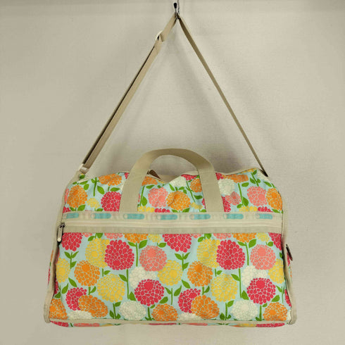 レスポートサック LeSportsac 花柄ボストンバッグ ポーチ鍵付き レディース