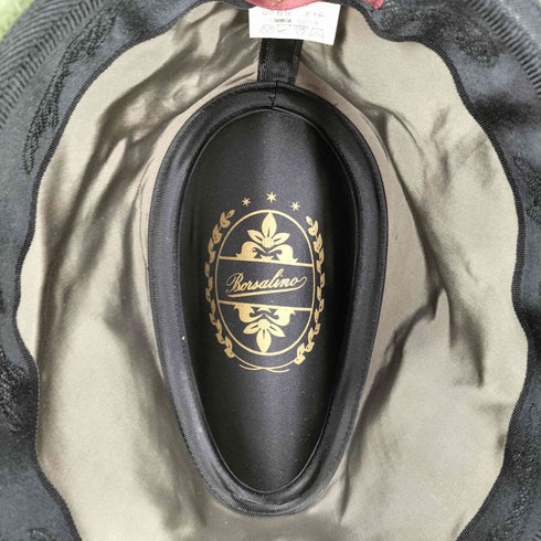 ボルサリーノ Borsalino ソフト 中折れ フェザー ウール ハット メンズ