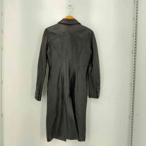 LITTLE NEW YORK COLLECTION フロントボタン レザー コート レディース 4