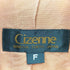 CIZENNE フロントジップアップ ロングスリーブ ラムレザー ジャケット メンズ FREE