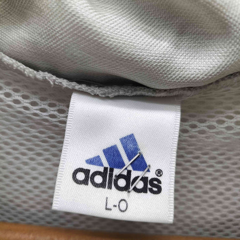 アディダス adidas 90S デサント製 パフォーマンスロゴ ワッペン 骸骨ストライプ トラック ジャケット メンズ L~O