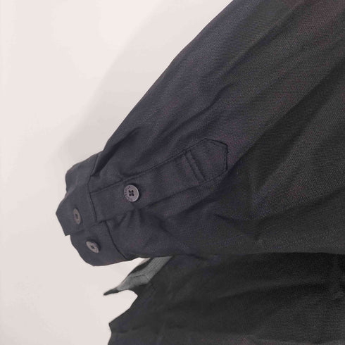 SILVERSILK レーヨン ポリ シルク 総柄 ニット ジャケット メンズ 2XL
