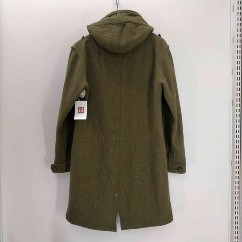 BACK HEAD メランジ ウール ダブルジップ フーデッド ロング モッズ コート メンズ JPN:S