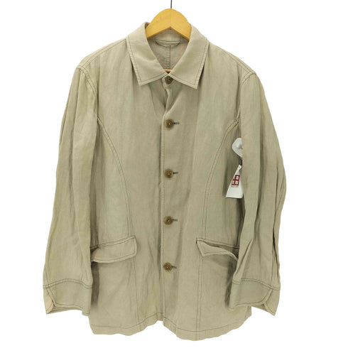ジョセフアボード JOSEPH ABBOUD リネン コットン ツイル 5B シャツ ジャケット メンズ import:L