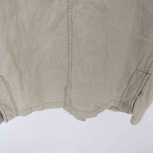 ジョセフアボード JOSEPH ABBOUD リネン コットン ツイル 5B シャツ ジャケット メンズ import:L