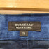 バーバリーブラックレーベル BURBERRY BLACK LABEL エナメルパッチスキニーデニムパンツ メンズ 73
