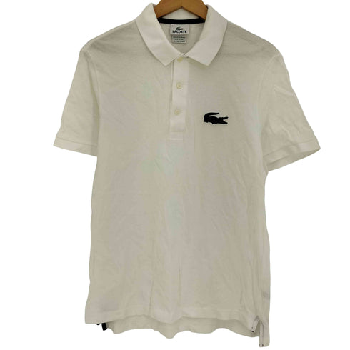 ラコステ LACOSTE 復刻 ビックロゴ 鹿の子 ポロシャツ メンズ 5