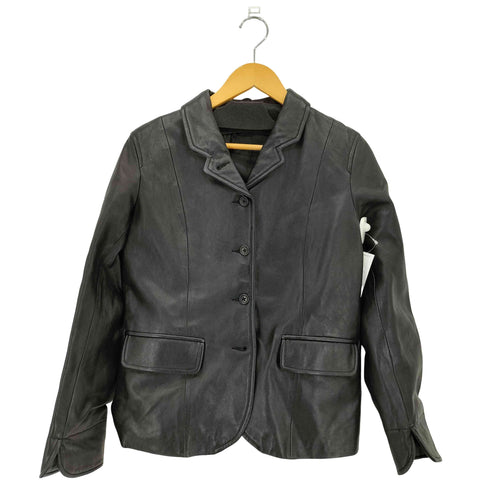 CURETERIA フロントボタン ロングスリーブ ラムレザー ジャケット メンズ 9AR