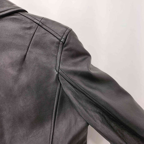 CURETERIA フロントボタン ロングスリーブ ラムレザー ジャケット メンズ 9AR