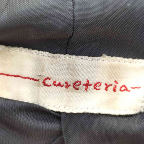CURETERIA フロントボタン ロングスリーブ ラムレザー ジャケット レディース 9AR