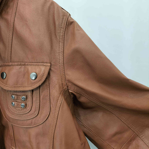 PIG ピッグ レザー ブルゾン ジャケット メンズ 3L