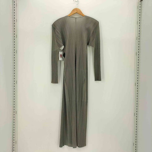プリーツプリーズイッセイミヤケ PLEATS PLEASE ISSEY MIYAKE 00S 00AW プリーツ ロング カーディガン レディース JPN:4