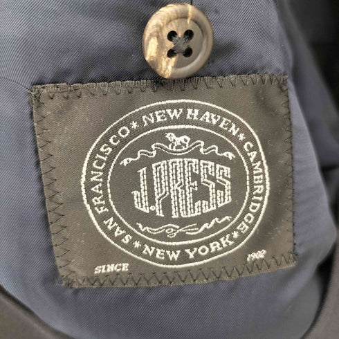 ジェイプレス J.PRESS フロント金ボタン シングル ノッチドラペル テーラードジャケット メンズ