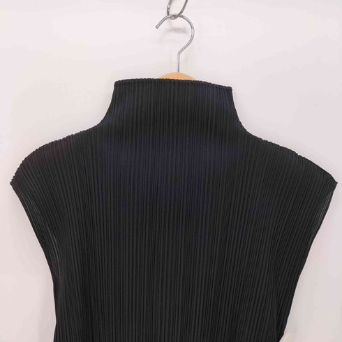 プリーツプリーズイッセイミヤケ PLEATS PLEASE ISSEY MIYAKE 00S 00AW ボトルネック プリーツ カットソー レディース JPN:3