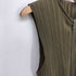 プリーツプリーズイッセイミヤケ PLEATS PLEASE ISSEY MIYAKE 90S 97AW ノースリーブ ジップアップ プリーツベスト ダブルジップ レディース JPN:3