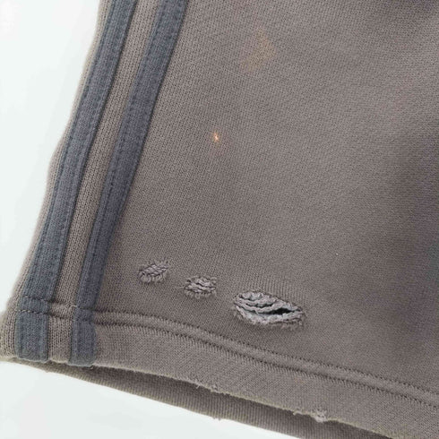 Basement FG ライン エンブレムロゴ ダメージ スウェット ショーツ メンズ 68A