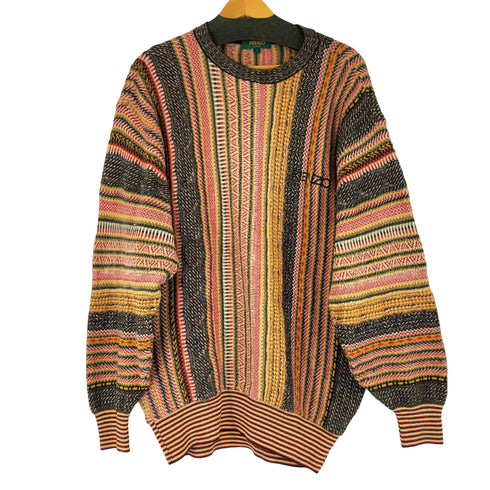 ケンゾーゴルフ KENZO GOLF マルチストライプ ニット メンズ 5