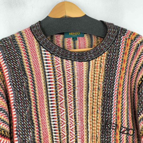 ケンゾーゴルフ KENZO GOLF マルチストライプ ニット メンズ 5