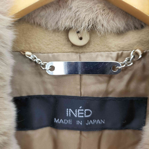 イネド INED アンゴラカシミヤ混 コート レディース 17