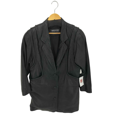 KAB BU CLOTHING レザーハーフコート レディース
