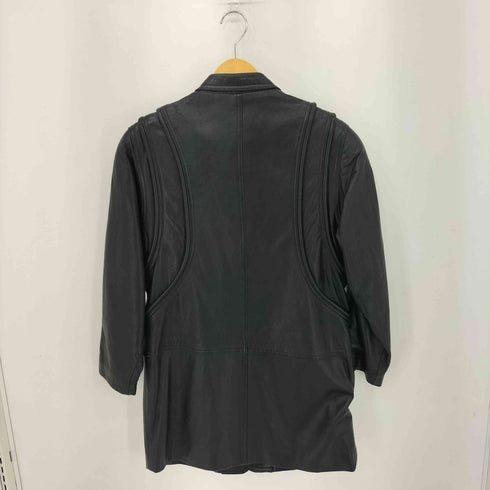 KAB BU CLOTHING レザーハーフコート レディース