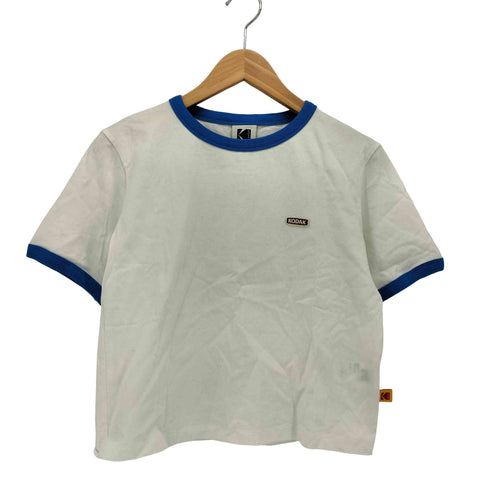 KODAK 背面 ロゴプリント リンガー Tシャツ レディース import:S