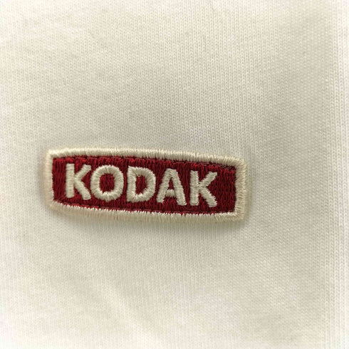KODAK 背面 ロゴプリント リンガー Tシャツ レディース import:S