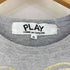 プレイコムデギャルソン PLAY COMME des GARCONS AD2010 ゴールドハートロゴプリントTシャツ レディース S