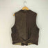 HIGHLANDS cow leather カウレザースエードベスト メンズ import:L
