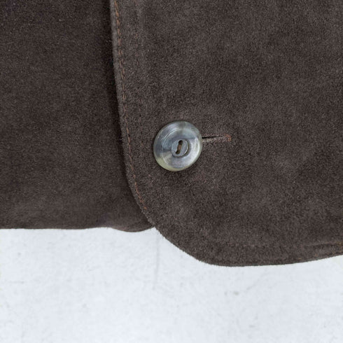 HIGHLANDS cow leather カウレザースエードベスト メンズ import:L