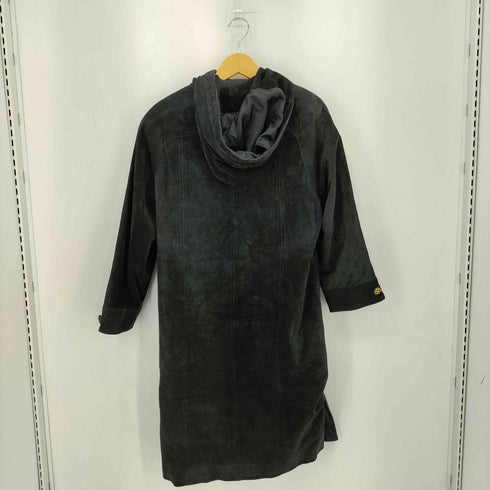 ピッグスエード フーデットコート レディース