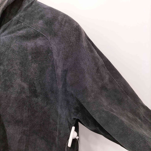 ピッグスエード フーデットコート レディース