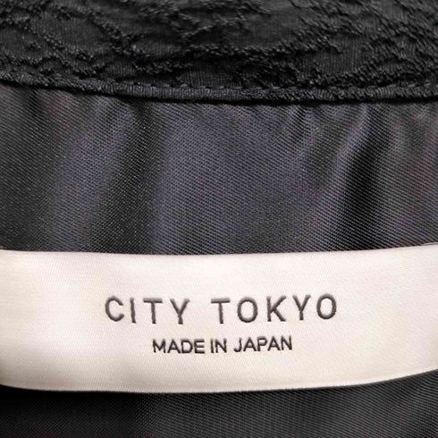 CITY TOKYO 日本製 ストレッチコードジャガードシャツ メンズ JPN:2