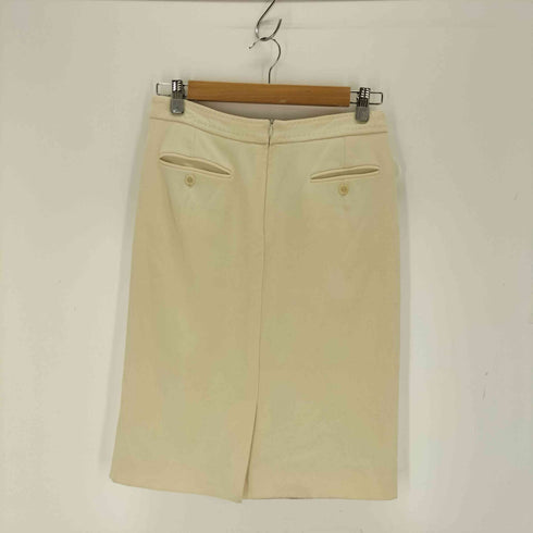 マックスマーラ MAX MARA イタリア製 白タグ ウールスカート レディース JPN:42