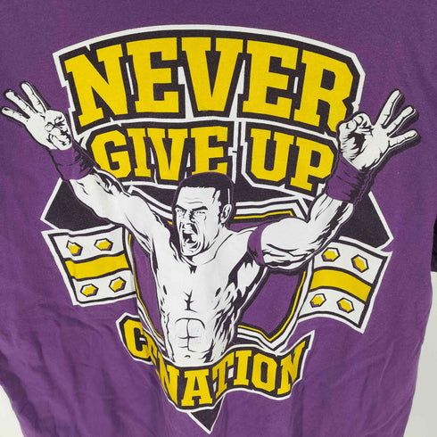 WWE AUTHENTIC 00S ボディ メキシコ製 NEVER GIVE UP CENATION UME 両面 プリント S/S Tシャツ メンズ import:XL