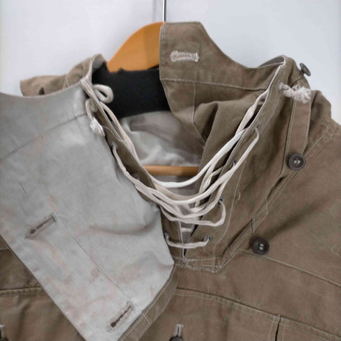 ジャーマンアーミー GERMAN ARMY 40S WW2 ナチス ドイツ軍 Gebirgsjäger Reversible Windbluse ゲビルスイェーガー M-42 1st Type 山岳部隊 ダブルフェイス アノラック ミリタリー ジャケット メンズ