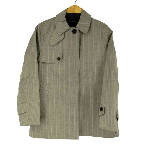 スピックアンドスパン Spick and Span MADE IN ENGLAND ストライプ ショートコート レディース