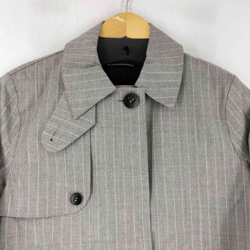 スピックアンドスパン Spick and Span MADE IN ENGLAND ストライプ ショートコート レディース
