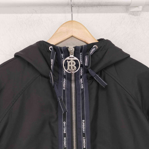 バーバリー BURBERRY Logo Detail Nylon Hooded Jacket メンズ 46