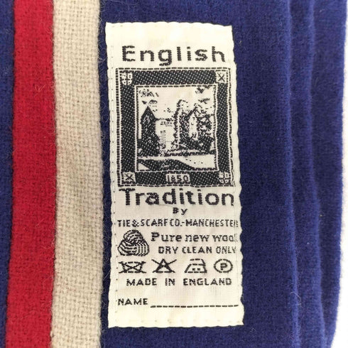 English Tradition ストライプ マフラー メンズ