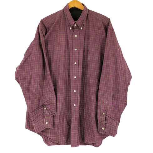 ラルフローレン RALPH LAUREN BLAKE スモールポニー刺繍 チェック柄 L/S BD シャツ メンズ import:XXL