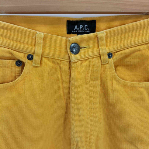アーペーセー A.P.C. フランス製 ボタンフライコーデュロイパンツ レディース 28