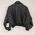 ザラ ZARA FAUX LEATHER JACKET ダイヤキルティング レディース import:M