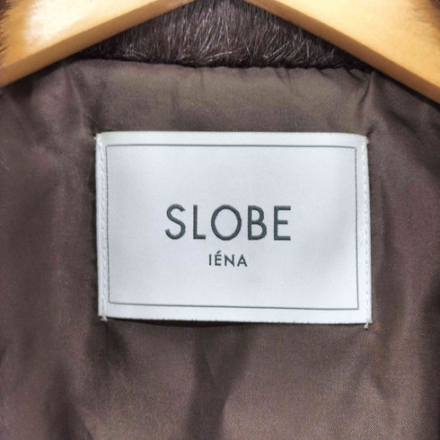 スローブイエナ SLOBE IENA フェイクファー ジップアップ ブルゾン レディース