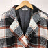 mily bilet 25AW チェック柄 コクーン シルエット ダブル ジャケット コート レディース JPN:XL