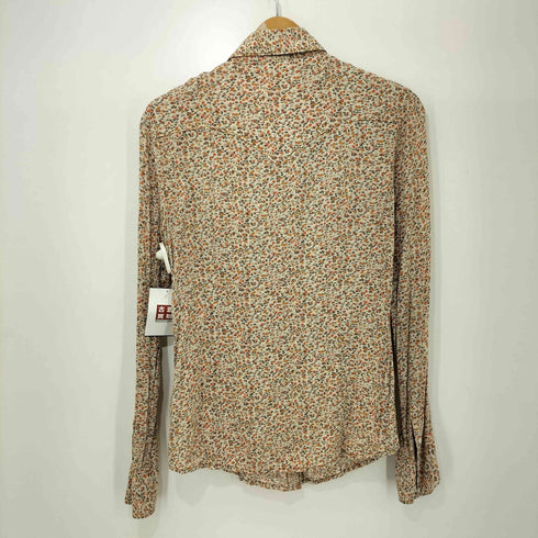 トゥルーレリジョン TRUE RELIGION 花柄プリント ロングスリーブウエスタンシャツ レディース JPN:XS