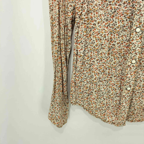 トゥルーレリジョン TRUE RELIGION 花柄プリント ロングスリーブウエスタンシャツ レディース JPN:XS